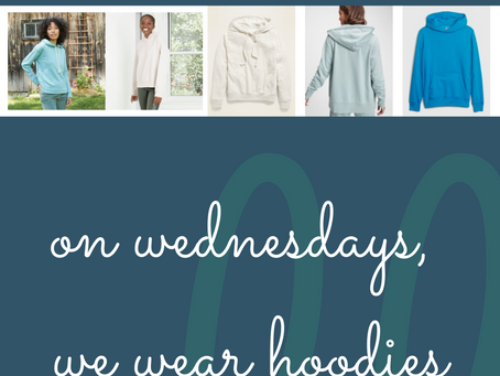 on wednesdays, we wear hoodies